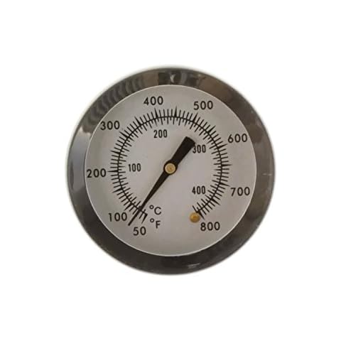 CHEFTOR 800F Stainless Steel Barbecue BBQ Charcoal Grill Wood Smoker Temperature Gauge Thermometer Cover