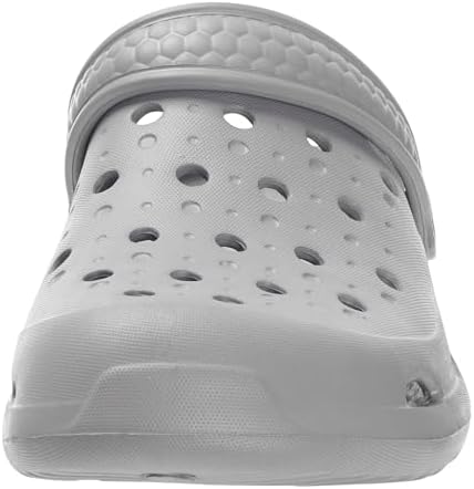 Gaatpot Womens Mens Garden Clogs with Arch Support Unisex Gardening Shoes Slip on Beach Sandals Grey,11-11.5 Women/9.5-10 Men - 3