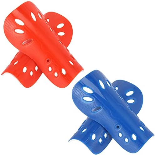 Soccer Shin Guards, 2 Pair Lightweight and Breathable Shin Guard Sleeves Adults and Kids, Calf Protective Gear Shin Guards for Youth Men & Women