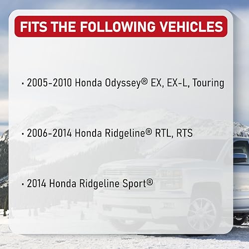 Image of HVAC Air Blend Door Actuator Heater Replacement- Compatible with Honda Vehicles - 2005-2010 Odyssey, 2006-2014 Ridgeline - Replaces 604885, 604-885, 79160SHJA41 - Air Door Blend Control Actuator