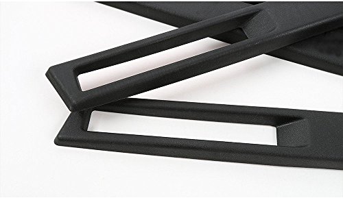 FMtoppeak ABS Body Side Moulding Door Cover Trim Kit Molding Protector Car Styling Mouldings for Jeep Renegade 2015-2018 Black