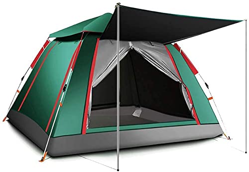 Tente popup 3-5persons portable de camping instantané avec abri anti UV