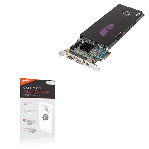 BoxWave Screen Protector Compatible with Avid HDX - ClearTouch Anti-Glare (2-Pack), Anti-Fingerprint Matte Film Skin