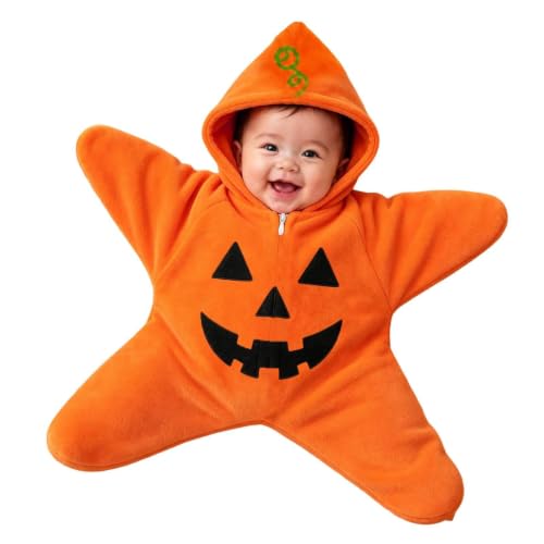 AIMAOMI Baby Starfish Onesie Wearable Blanket Costumes Orange-d 6-9 Months - image 2