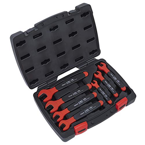 Image of Sealey Ak63171 Insulated Open End Spanner Set 7Pc Vde Approved