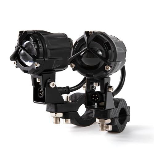 Faros auxiliares de moto homologados universales con luces LED de alta densidad para chopper 3