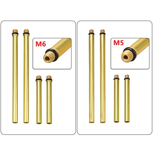 Qudai Kit de Sincronizador de Carburador de 4 Cilindros Medidor de Vácuo Balanceador de Sincronizaçã