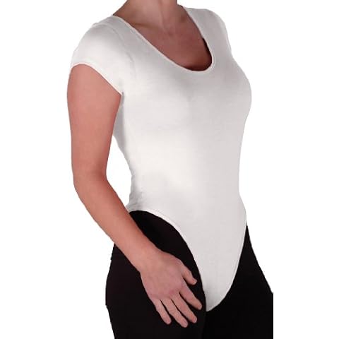 Eyecatch Basic Ladies Cap Sleeve Bodysuit Cover