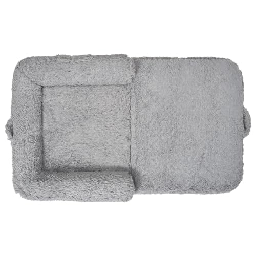VEVOR Cama Rectangular para Perros, 181 x 111 x 22 cm, Ortopédica, de Espuma Viscoelástica, Tamaño Humano, con Bolsillo Lateral, Asa y Cremallera, Funda Extraíble y Lavable a Máquina, Gris Oscuro - imagen 9