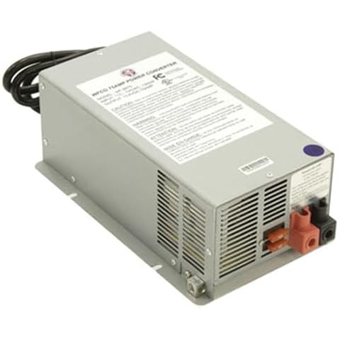 WFCO Arterra WF-9875-AD-CB Converter/Charger - Deckmount - 75 Amp DC Output (20 Amp AC Power Cord), Gray Cover
