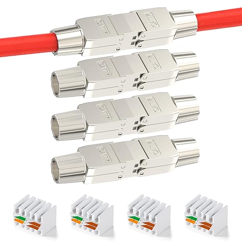 Fiche RJ45 sans outil et répartiteur réseau ethernet Cat6