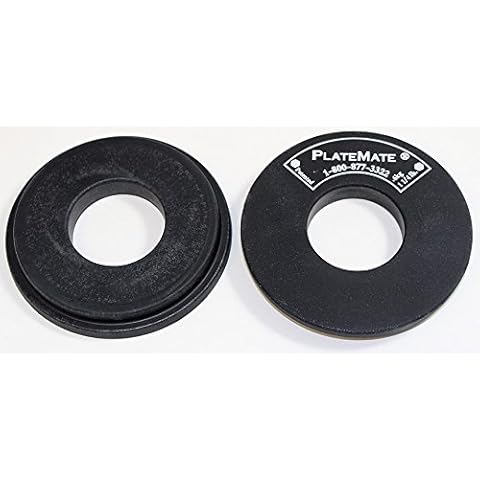 Platemate 1.25 lb. Donut Pair - Magnetic Add-On Weights for Iron or Steel Pro-Style Dumbbells and Barbells (2.5 lb. Set) Cover