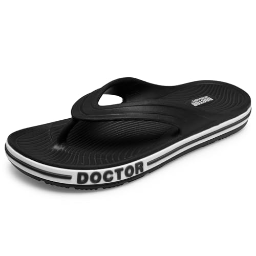 DOCTOR EXTRA SOFT Men's Classic & Premium Casual Flip Flops with ...