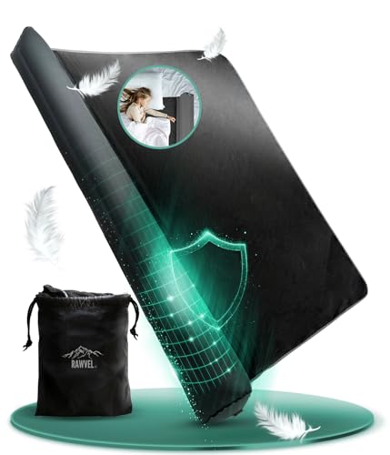 RAWVEL Rausfallschutz aufblasbar 180cm Light - [NEU 2025] - passend für alle Betten Zuhause & auf Reisen - Rausfallschutz Bett Reise BPA Frei & Laborgeprüft - Rausfallschutz Boxspringbett (1er Set)