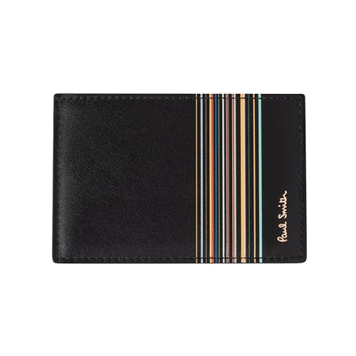 PS Paul Smith Men's Sporty Stripe Card Holder, Black