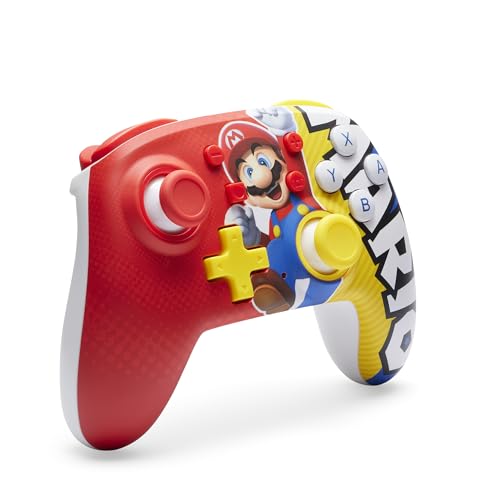 PowerA Manette sans Fil améliorée Nano pour Nintendo Switch modèle OLED et Switch Lite Accessoire de Jeu Manette de Jeu Manette Gaming Manette Bluetooth sous Licence Officielle Mario Victory - vue 7