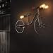 Produktbild CHUNSHENN Licht Luxuxentwurf Amerikanischer Radfahren Kronleuchter Retro Loft Industrie Wind Nostalgic Café-Bar Restaurant Kronleuchter Schlafzimmer Wandleuchte Pipes (Size : Bronze)