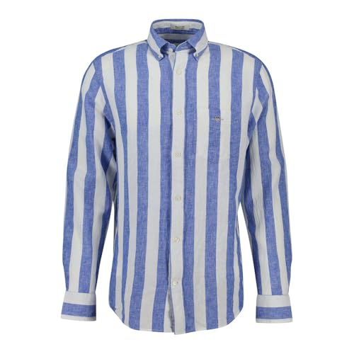 Vêtements GANT REG COTTON LINEN BOLD STRIPE SHIRT pour Accessoires - vue 4