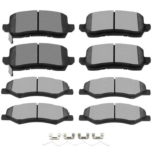 Image of SCITOO D2089 D2372 Front & Rear Ceramic Brake Pads Sets Replacement For Honda For Odyssey 2021 2022 2023