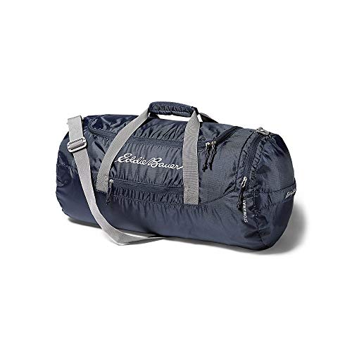 Eddie Bauer Unisex-Adult Stowaway Packable 45L Duffel, Navy Regular ONE SIZE