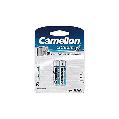 Lithium-accu AAA 1,5 V (2 stuks) Camelion