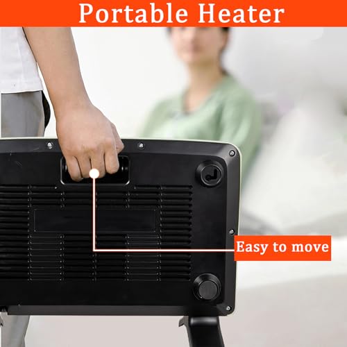 Portable 1500W Electric Space Heater for Bedroom and Office