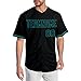 Custom Birthday Party Athletic Shirts Mesh Baseball Jersey Personalized Team Uniforms
