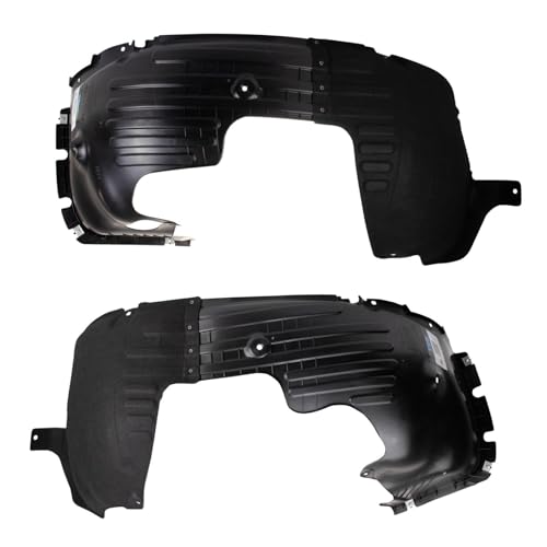 Image of TRQ Inner Fender Liner Set Compatible with 2016-2018 Kia Optima KI1248152 KI1249152