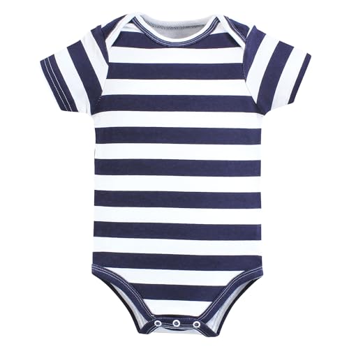 Image of Hudson Baby Unisex Baby Cotton Bodysuits 5-pack