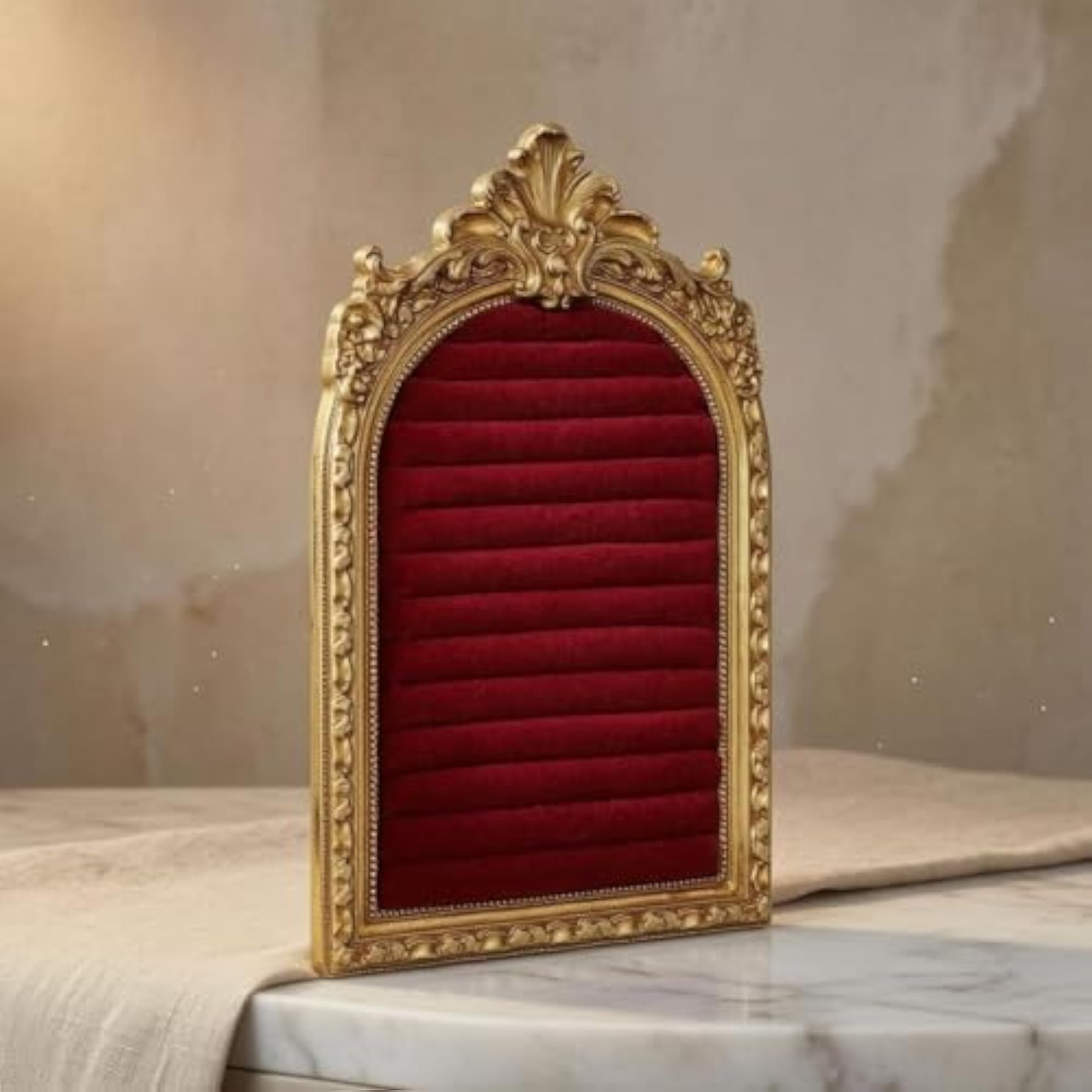 Ornate Arched Jewelry Display Frame
