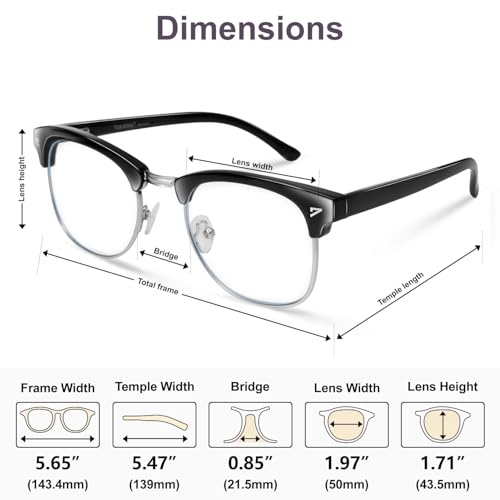 Image of VISOONE Lightweight Blue Light Blocking Glasses Square with Anti Computer Glare for Gaming Men and Women MONTANA