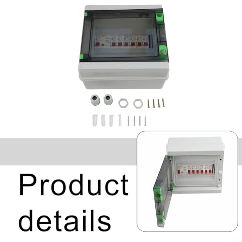 Panneau de disjoncteur avec couvercle transparent et tableau de distribution HA - 7