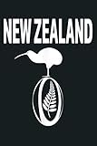 New Zealand Rugby Jersey New Zealand Football Gift: Notebook Planner - 6x9 inch Daily Planner Journal, To Do List Notebook, Daily Organizer, 114 Pages