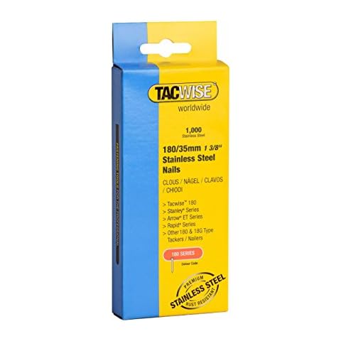 Tacwise 1068 Type 180 Stainless Steel Brad Nails Cover