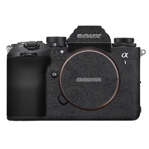 Autocollant anti-rayures Sony A1 II finition prestige contour noir brillant
