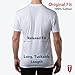 Men's Sweatproof Undershirt - Cotton Deep V Neck T-Shirt with Underarm Sweat Pads - Original Fit - Aluminum-Free Alternative - White - Medium