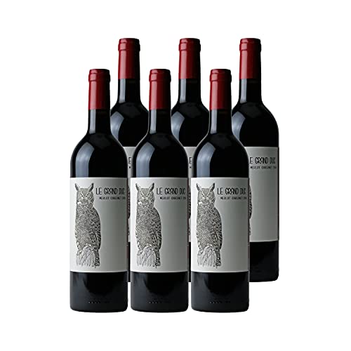 Le Grand Duc Tinto 2018 – Vino Francés de Mesa Merlot y Cabernet Sauvignon – 6x75cl Le Grand Duc Tinto 2018 – Vino Francés de Mesa Merlot y Cabernet Sauvignon – 6x75cl