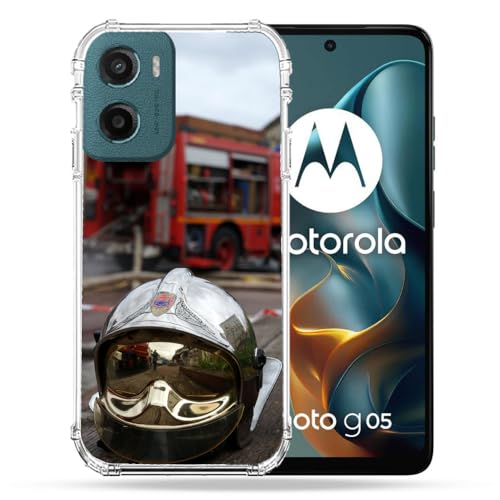 Coque Motorola G05 Pompier et Camion housse de protection E15 antichoc