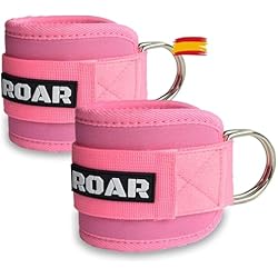 Maquina De Pesas Para Gluteos Roar® tobilleras polea, 2 tobilleras para gym, tobillera para maquina de polea, fat gripz pesas gluteos, maquina de gym pesas, tobillera para polea.