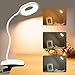 Anpro Leselampe, 28LED Klemmlampe, 3 Lichtmodi Klemmlampe bett, Augenschutz Nachttischlampe, USB Wiederaufladbar, 360° Flexibel Leselampe Buch Bett Klemme [Energieklasse A++]
