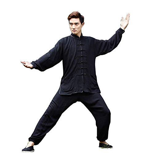 Uniforme traditionnel chinois pour adultes, Tai Chi Wing Chun Wu Shu, ensemble de vêtements en coton et lin pour hommes et femmes, exercice ample, costume de Kung Fu, costume folklorique personnalisé,
