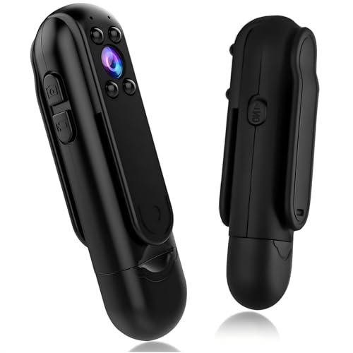 WOTCHA Body Camera HD 1080P, Body Cam with MotionDetection, Mini Wearable Small Portable Camcorder for Outdoor