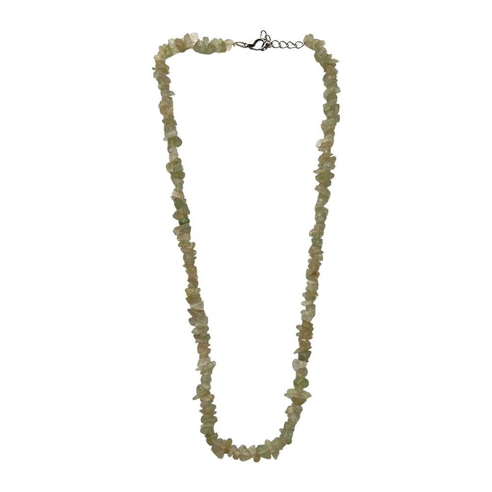 VIE Gemstone Chips Necklace, Green Aventurine