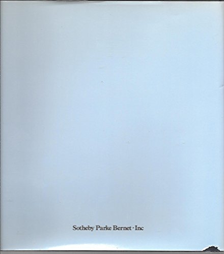 Highly Important Paintings, Drawings and Sculpt... B003X02ESA Book Cover