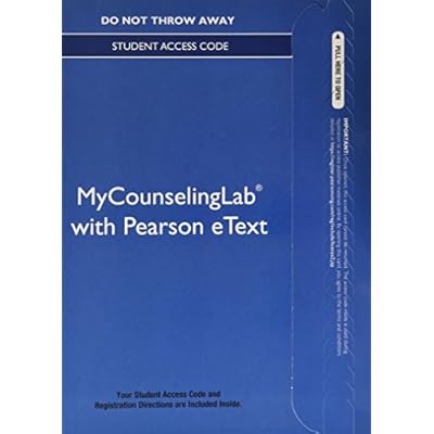 NEW MyLab Counseling with Video-Enhanced Pearson eText -- Standalone Access Card -- for Substance Abuse and Addiction Treatment