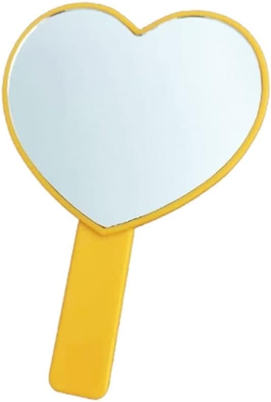 BBAUER Vanity Mirror Portable Handheld Makeup Mirror Vanity Mirror Makeup Dresser with Handle Hand Mirror Makeup Mirror Ladies Small Mirror Gift Makeup Mirror (Color : A)