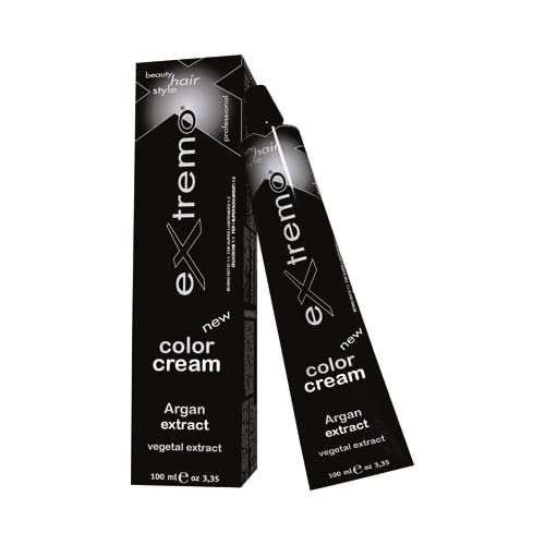 extremo Creme Haarfarbe 8.3 Helles goldblond - mit Arganöl und pflanzlichen Extrakten - Made in Italien - 100 ml