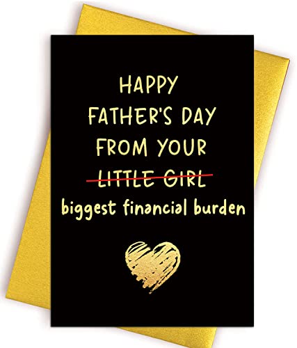 Ttbdkkdm Happy Father's Day Card, Father's Day Greeting Card For Dad From Daughter Or Son, Beautiful Card For Father's Day, Father's Day Gift From Child, Love Dad Card #TOP12