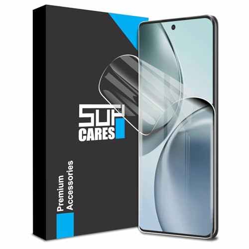 Image of SupCares TPU Unbreakable Membrane Screen Protector for Realme 14 Pro (6.77 Inch) With Easy Self Installation Kit | Fingerprint Working | Edge to Edge Coverage