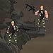 DC-BEAUTIFUL 12 Pack Military Soldier Special Forces SWAT Counter-Strikes Joint Movable Elite Model with Weapon